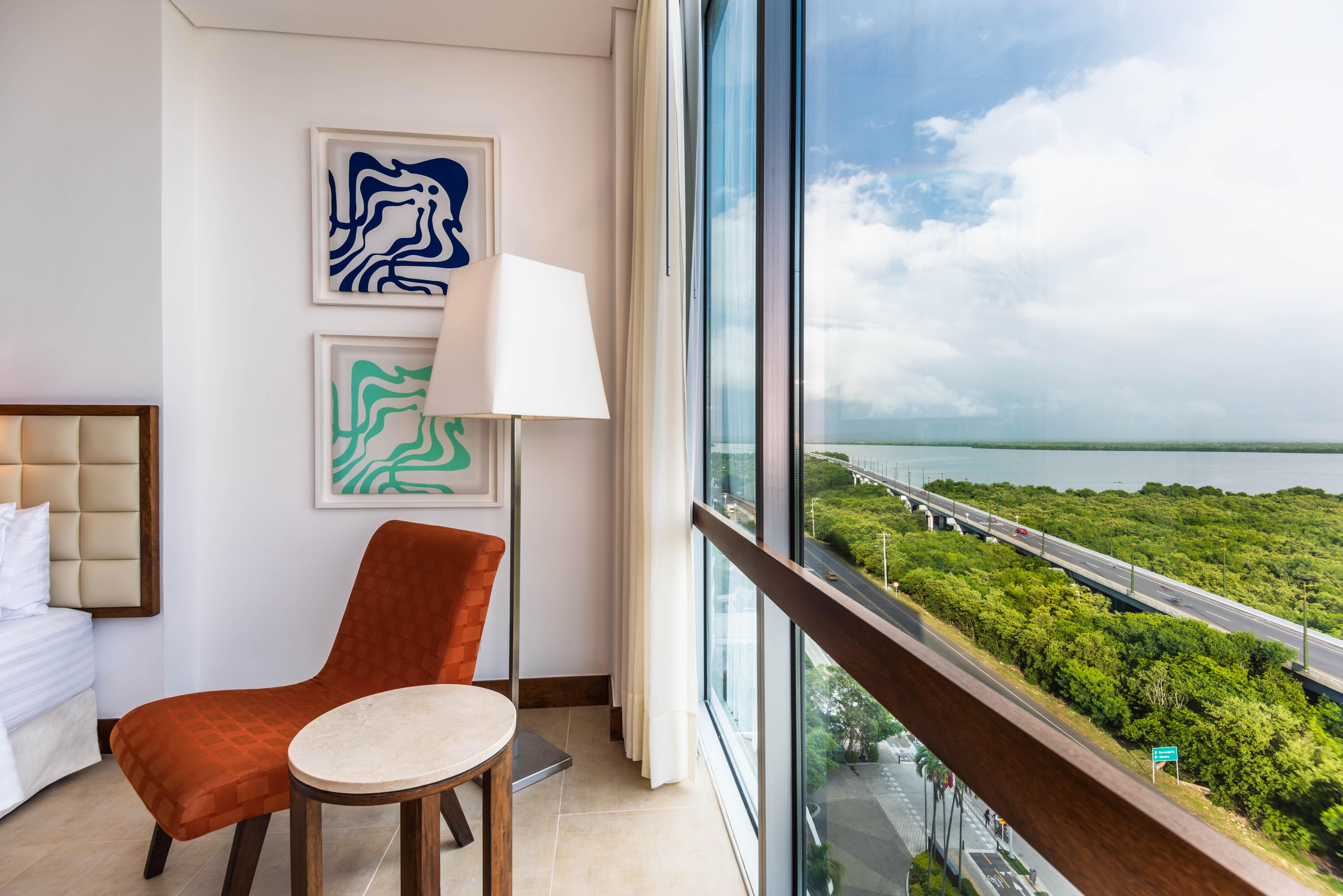 Holiday Inn Cartagena Morros By Ihg Buitenkant foto View from a room at the hotel